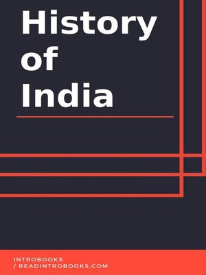 cover image of History of India